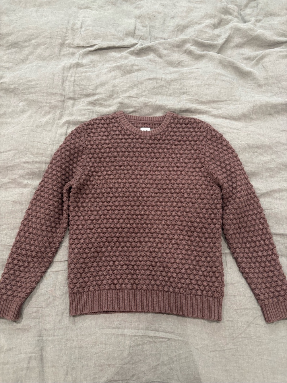Wool Fisherman Sweater by Flint and Tinder